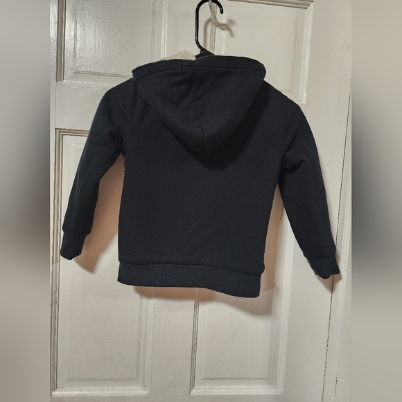 Timberland Kids L/G (6) Black Full-Zip Sherpa Lined Hoodie Sweatshirt Jacket - Picture 3 of 9